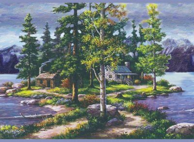 PLAGE Photo Borders Beach Huts (300 X 10 Cm), Acrylic, Colourful, 300 X 0.2 X 10 Cm